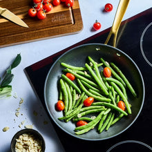 Thyme & Table 12 Inch Fry Pan Non-Stick Black Gold Signature Collection