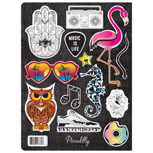 Piccadilly Sketch Your Sticker Journal for Ages 6 and Up, 7.3 x 9.7", Sticker Paper