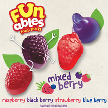 Funables Fruity Snacks, Mixed Berry Flavored Snacks, 0.8 oz, 22 Count