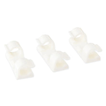 onn Peel and Stick Adhesive Cable Management Clips, 24 Count