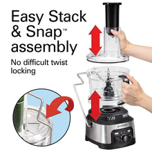 Hamilton Beach Professional 12-Cup Food Processor with Blade Attachments
