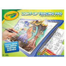 Crayola Light-Up Tracing Pad, Blue, Colored Pencils, Arts & Craft Supplies, Art Toys, Screen Free Activity, Gift for Kids & Artists