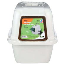 Van Ness Pets Odor Control Large Enclosed Cat Litter Box, Hooded, Pearl