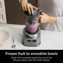 Ninja TWISTi 34-Oz Blender, Smoothie & Nutrient Extractor, 5 Auto-iQ Preset Programs, 18-Oz To-Go Cup, 1500PW, SS150 Gray