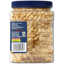 PLANTERS Lightly Salted Dry Roasted Peanuts, Party Snacks, Plant Based Protein, 2.16 lb Canister