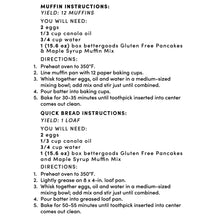 bettergoods Gluten Free Pancakes and Maple Syrup Muffin Mix, 15.6 oz