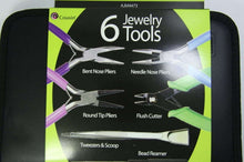 Cousin DIY 6-Piece Jewelry Making Tool Set with Black Storage Case – Steel Pliers & Cutters for Jewelry Making and Craft Projects
