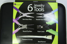Cousin DIY 6-Piece Jewelry Making Tool Set with Black Storage Case – Steel Pliers & Cutters for Jewelry Making and Craft Projects