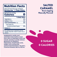Jordan's Skinny Mixes, Sugar Free Salted Caramel Sauce