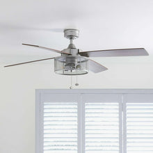 Better Homes & Gardens 52" Pewter Indoor Ceiling Fan with Light, 4 Blades, Pull Chains & Reverse Airflow