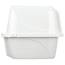 Van Ness Pets Odor Control Large Enclosed Cat Litter Box, Hooded, Pearl