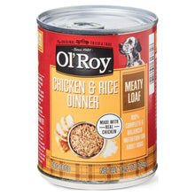 Ol' Roy Chicken & Rice Dinner Meaty Loaf Wet Dog Food, 13.2 oz Can (6 - 12 packs)