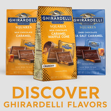 GHIRARDELLI Milk Chocolate Candy SQUARES with Caramel Waffle Cone Filling, 5.2 oz Bag