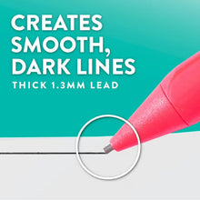 Paper Mate Handwriting Triangular Mechanical Pencil Set with Lead & Eraser Refills, 1.3mm, Fun Barrel Colors, 8 Count