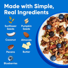 NuTrail Nut Granola Cereal, Blueberry Cinnamon, No Sugar Added, Keto, Gluten Free, 11 oz. 1 Count