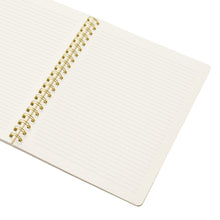 Papier To Go, College Ruled, Lined Notebook, Spiral, Hardcover, B5 Size - 7.1"" x 10"" inches, Typographic Print - Essential Notes, Pink