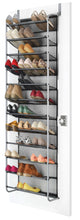 Mainstays Over-the-Door Hanging Shoe Rack, Fits up to 36 pairs, Space Saving, Mesh Lined Tear Resistant