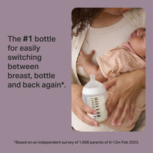 Tommee Tippee Natural Start Anti-Colic Baby Bottle, 11oz, Medium-Flow and Thicker Feed Breast-Like Nipple, Anti-Colic Valve, 1 Pack