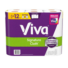 Viva Signature Cloth Paper Towels, 6 Double Rolls, 86 Sheets per Roll