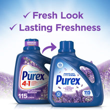 Purex Fresh Lavender Fields Liquid Detergent, 150 fl oz, 115 loads