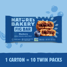 Nature's Bakery Blueberry Fig Bars, 10 Twin packs, 2 oz Each