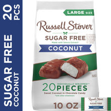 RUSSELL STOVER Sugar Free Coconut in Chocolate Candy, 10 oz. bag