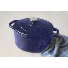 Lodge Cast Iron 5.5qt Indigo Enameled Dutch Oven