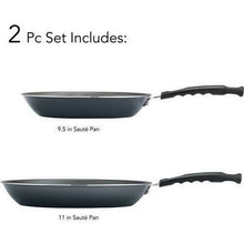 Tramontina PrimaWare Non-Stick Steel Gray Saute Pan Set, 2 Piece