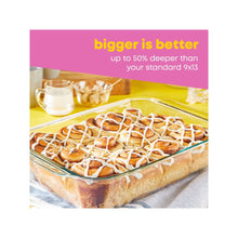 Pyrex Deep Glass Baking Dish with Lid, 7 x 11"