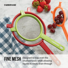 Farberware Professionals Red, Green & Orange Strainer Set of 3