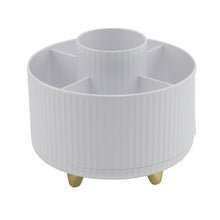 Premium Rotating Beauty Organizer with 5 Compartments for Easy Access