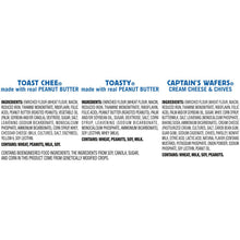 Sandwich Crackers, Variety Pack, 3 Flavors, 8 Individually Wrapped Packs, 6 Sandwiches Each - Brands For Less USA