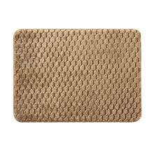 Mainstays Brown Bag 2pc Tile Bubble Bath Rug Set