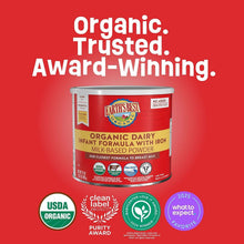 Earth's Best Organic Dairy Baby Formula with Iron, 21 oz., 2 ct.