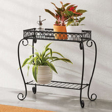 Mainstays Traditional 2-Tier Plant Stand, 26" L x 13" W x 26" H