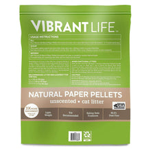 Vibrant Life Natural Paper Pellets Cat Litter, Unscented, 25 lb Bag