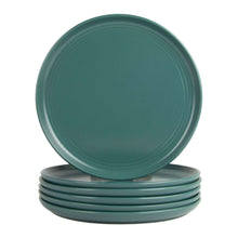 10-Strawberry-Street-Double-Line-10-5-Round-Stoneware-Dinner-Plate-Set-of-6-Emerald-Green-3bc333_7633_1 - USA Mega Market