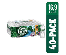 Poland Spring 100% Natural Spring Water, 16.9 oz (40-pk)