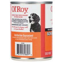(6 pack) Ol' Roy Bacon Cheeseburger Flavor Cuts in Gravy Wet Dog Food, 13.2 oz Can