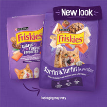 Purina Friskies Surfin and Turfin Favorites Dry Cat Food Flavors of Chicken, Whitefish, Salmon and Filet Mignon, 16 lb Bag
