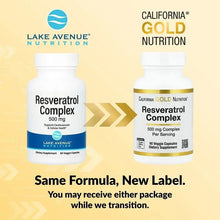 California Gold Nutrition, Resveratrol Complex with Grape Seed Extract, Red Wine Extract, and trans-Resveratrol