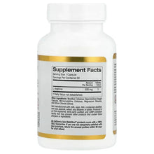 California Gold Nutrition, L-Arginine, 500 mg , 60 Veggie Capsules