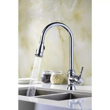 ANZZI Sails Pull-Down Single-Handle Kitchen Faucet - Chrome