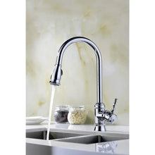 ANZZI Sails Pull-Down Single-Handle Kitchen Faucet - Chrome