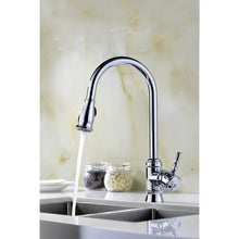 ANZZI Sails Pull-Down Single-Handle Kitchen Faucet - Chrome - USA MEGA SHOP