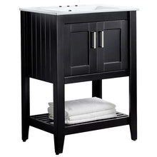 ANZZI Mosset 24" Bathroom Vanity with 014B Faucet - Black