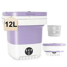 12L-Portable-Washing-Machine-Mini-Foldable-Washer-for-Apartment-Camping-RV-Trave - USA Mega Market