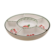 Better Homes and Gardens Tomato Design Bamboo Melamine Chip and Dip Set