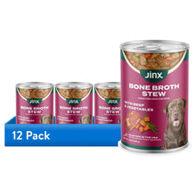 12pack-JinxBoneBrothStewGrain-FreeBeef-VegetablesWetDogFood-13ozCan-_1 - USA Mega Market