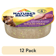 12pack-Nature-sRecipeGrainFreeChicken-LambinSavoryBrothWetDogFood-2-75ozCup-_1 - USA Mega Market